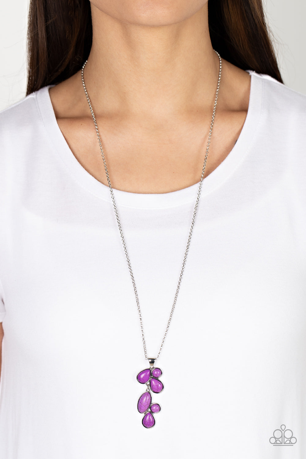 Wild Bunch Flair - Purple Necklace Set