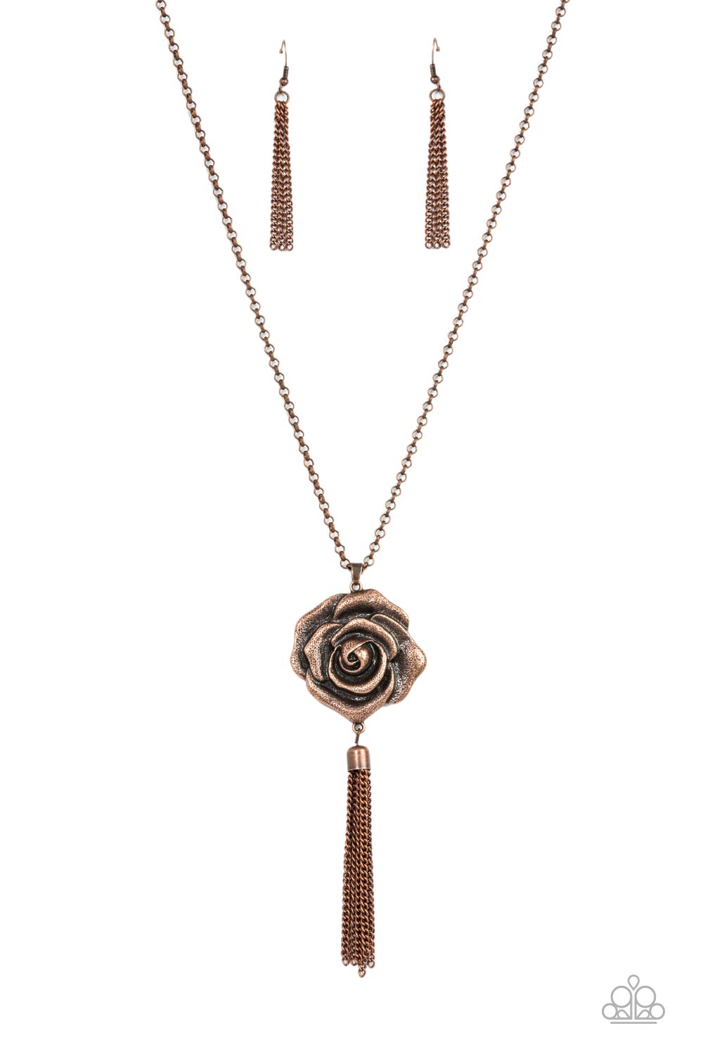 Rosy Redux - Copper Necklace Set