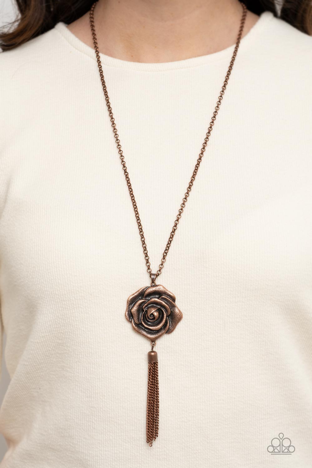 Rosy Redux - Copper Necklace Set