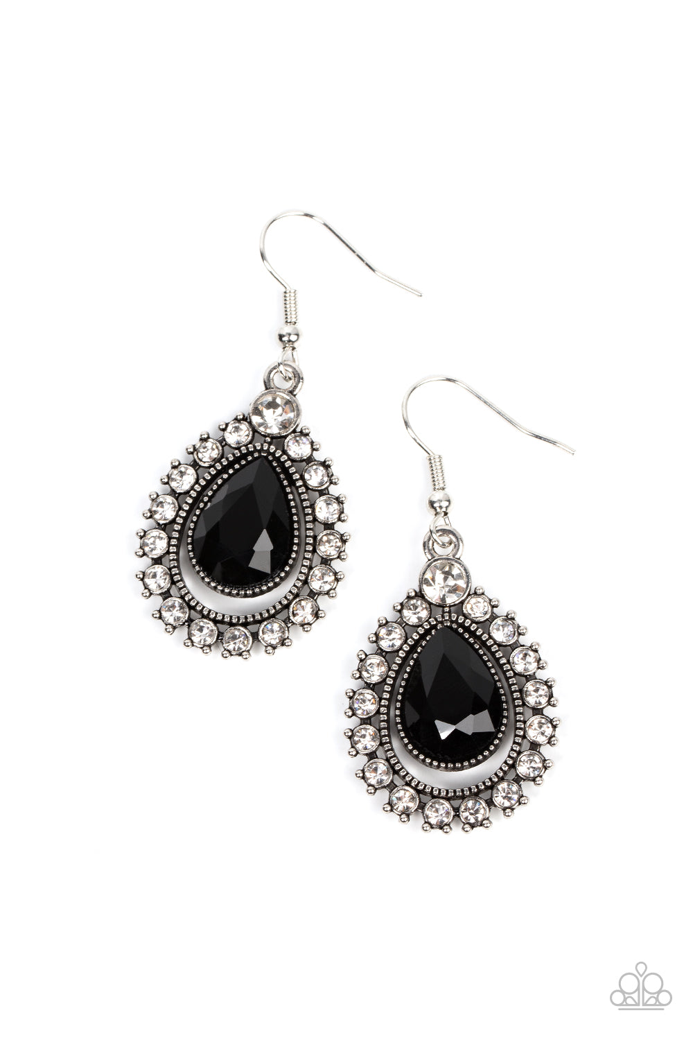 Divinely Duchess - Black Earring