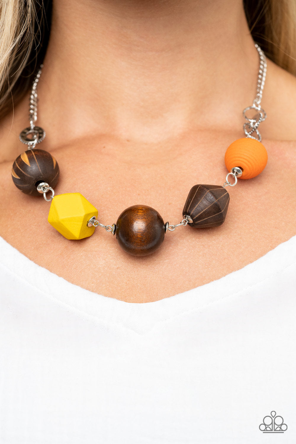 Eco Extravaganza - Multi Necklace Earring Set