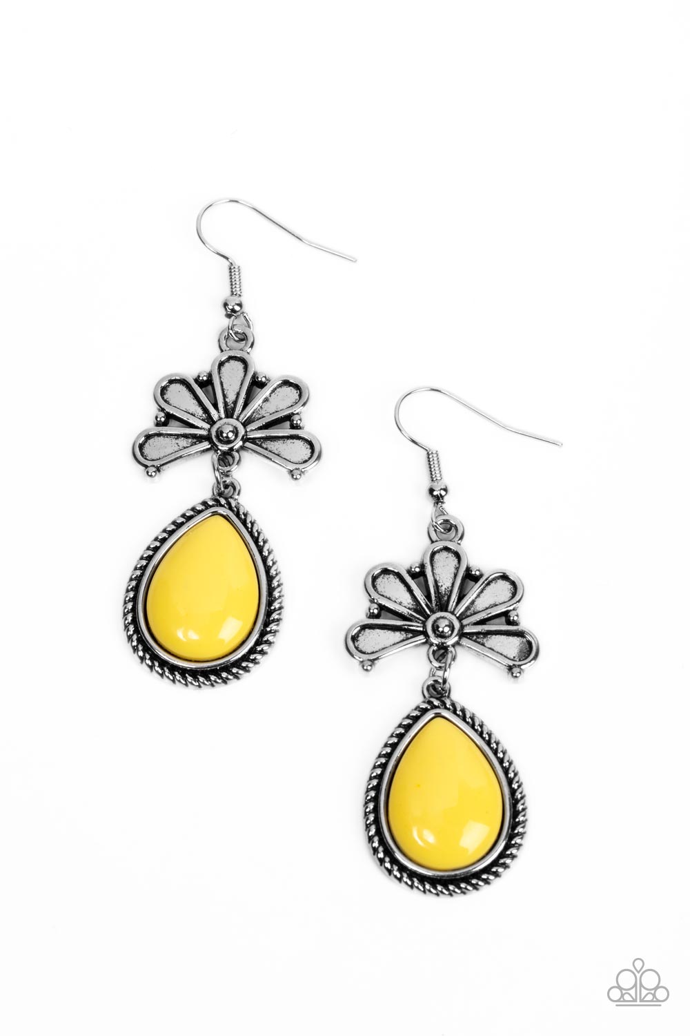 Brightly Blooming - Yellow  Earrings