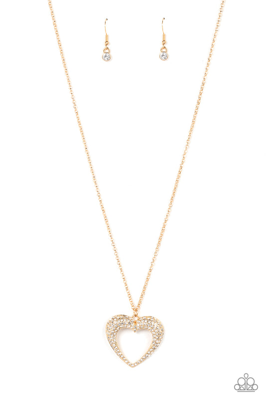 Cupid Charisma - Gold Necklace Earring Set