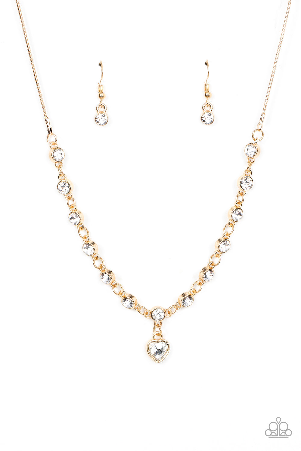 True Love Trinket - Gold Necklace Earring Set