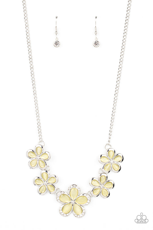 Garden Daydream - Yellow necklace Earring Set