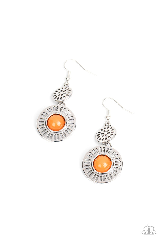 Ocean Orchard - Orange Earring