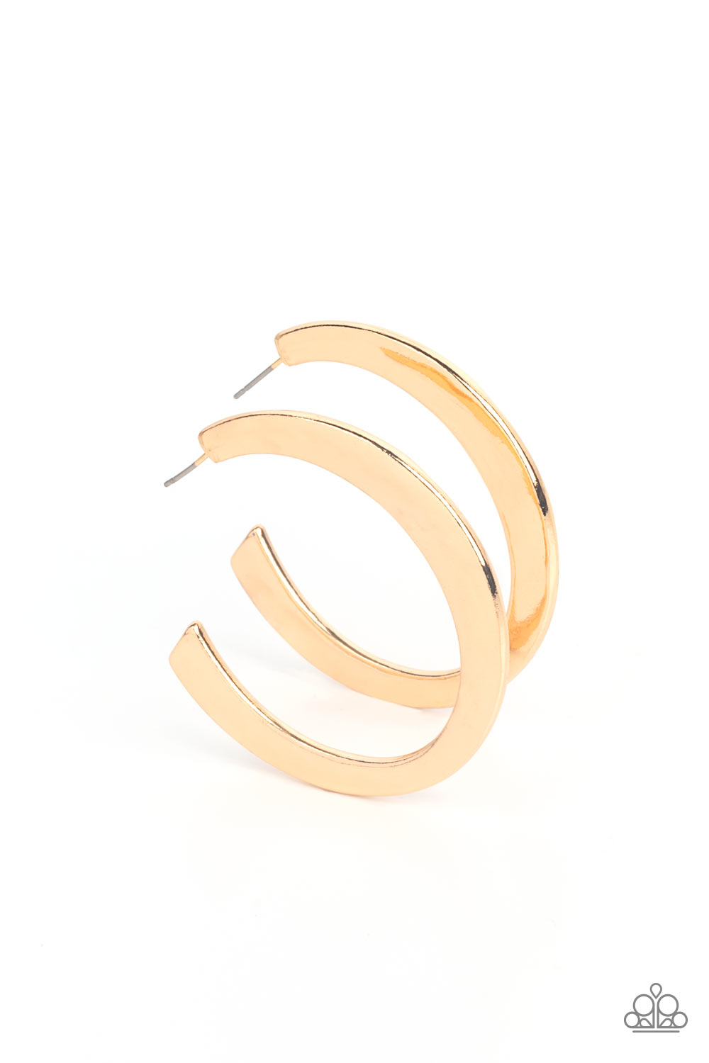 Learning Curve - Gold  Hoop Earrings