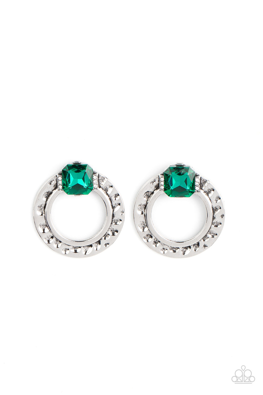 Smoldering Scintillation - Green Earring