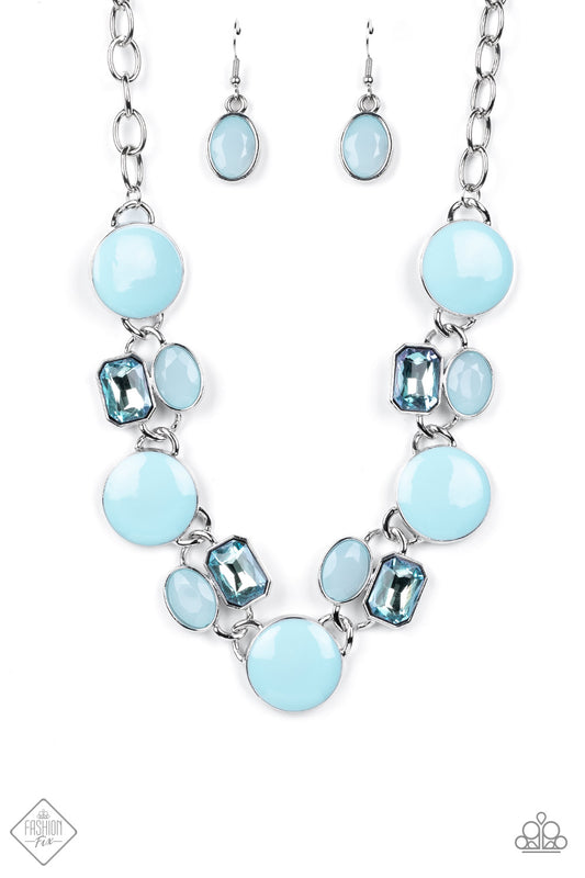 Dreaming in MULTICOLOR - Blue Necklace Set