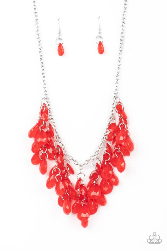 Crystal Cabaret - Red Necklace Set