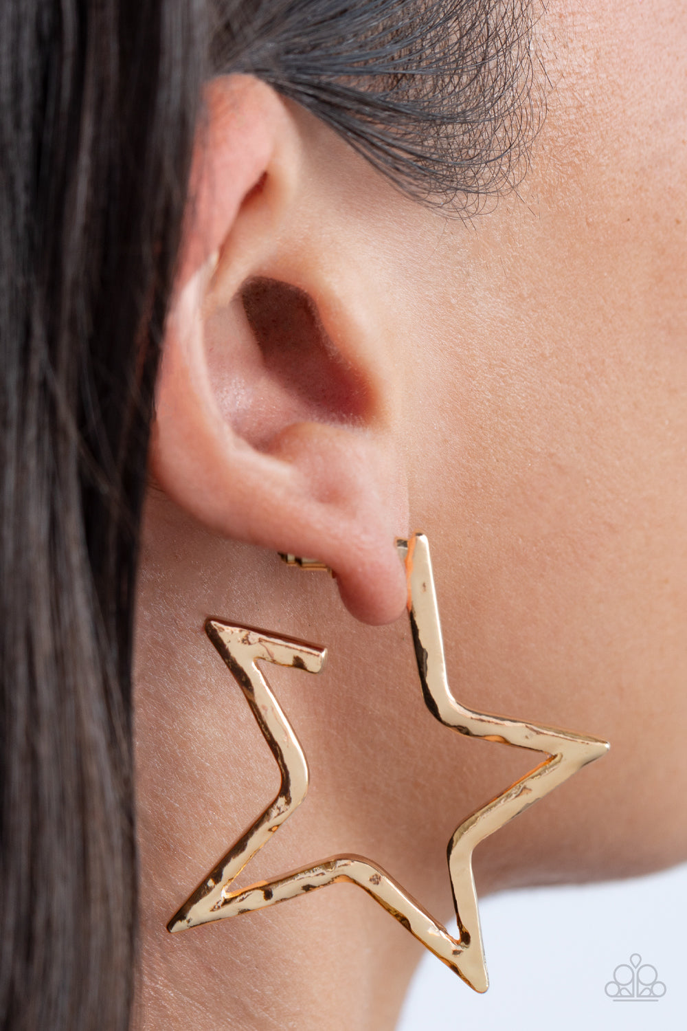 All-Star Attitude - Gold Hoop Earring