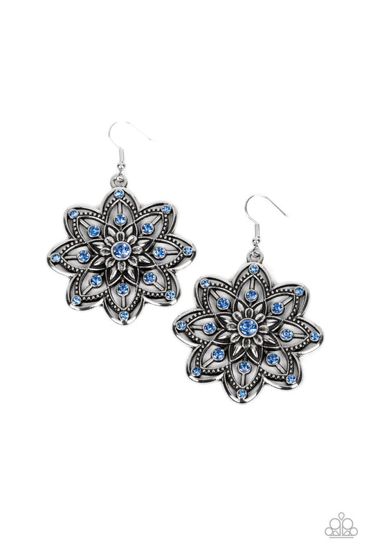 Prismatic Perennial - Blue Earrings