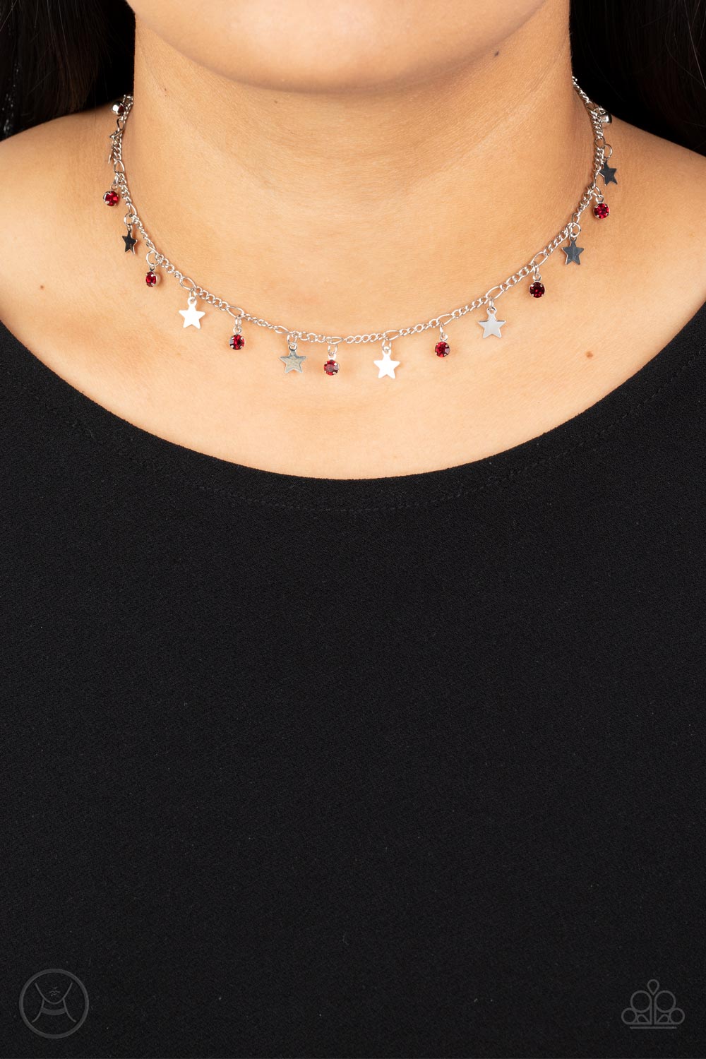 Little Lady Liberty - Red Choker