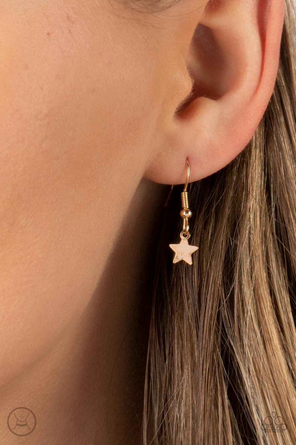 Little Lady Liberty - Gold Necklace Earring Set