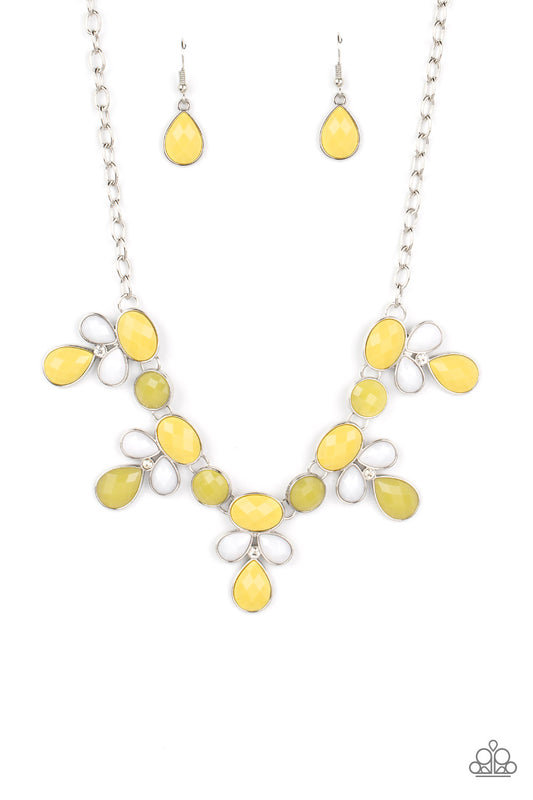 Midsummer Meadow - Yellow Necklace Earring Set