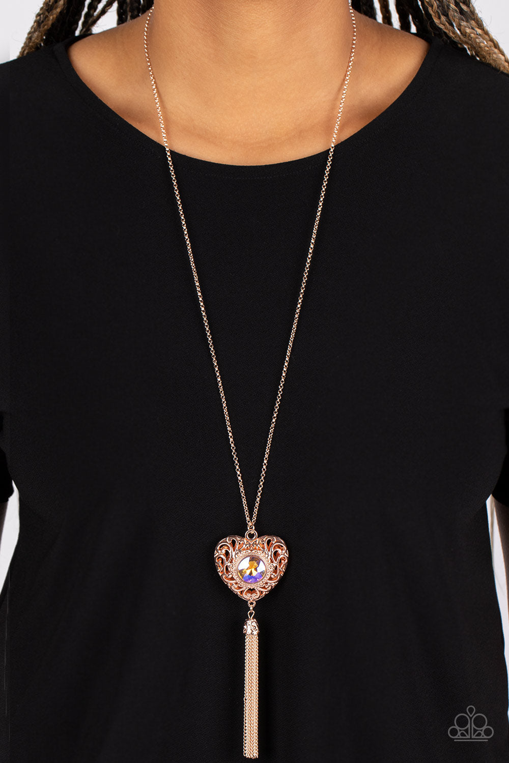 Prismatic Passion - Gold Necklace Set