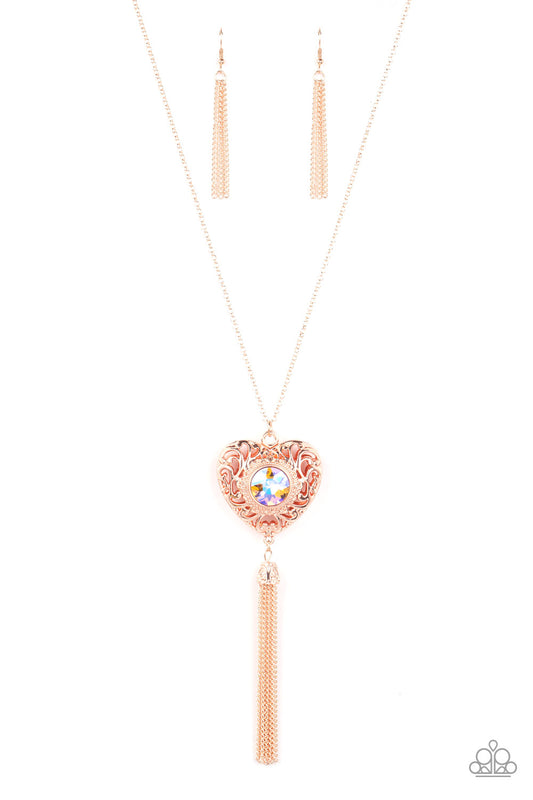 Prismatic Passion - Gold Necklace Set