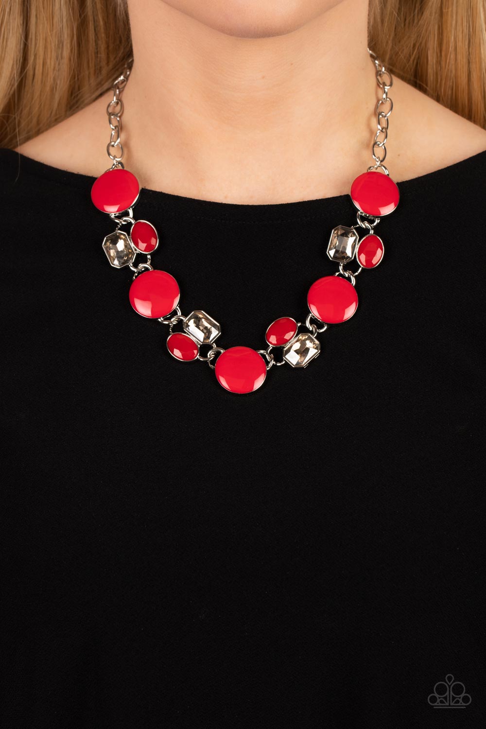 Dreaming in MULTICOLOR - Red Necklace