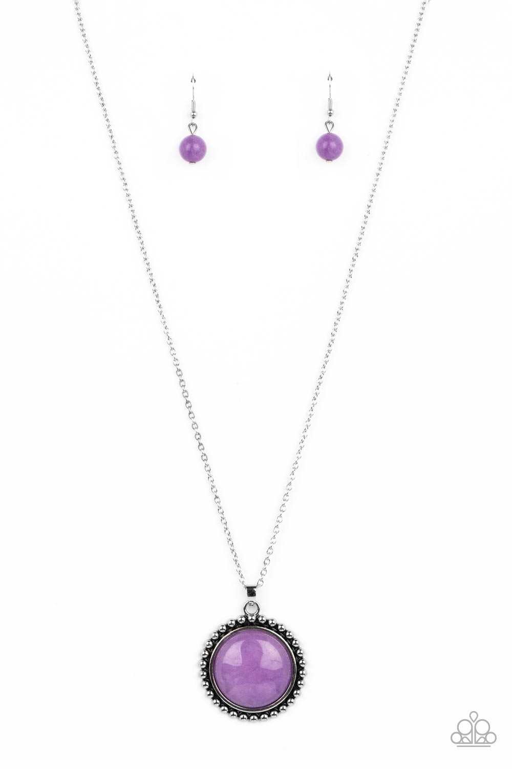 Sonoran Summer - Purple Necklace Earring Set