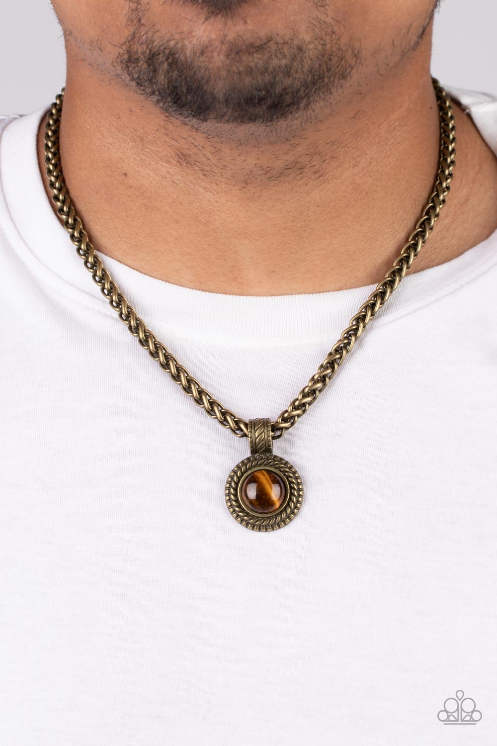 Pendant Dreams - Brass Men Necklace