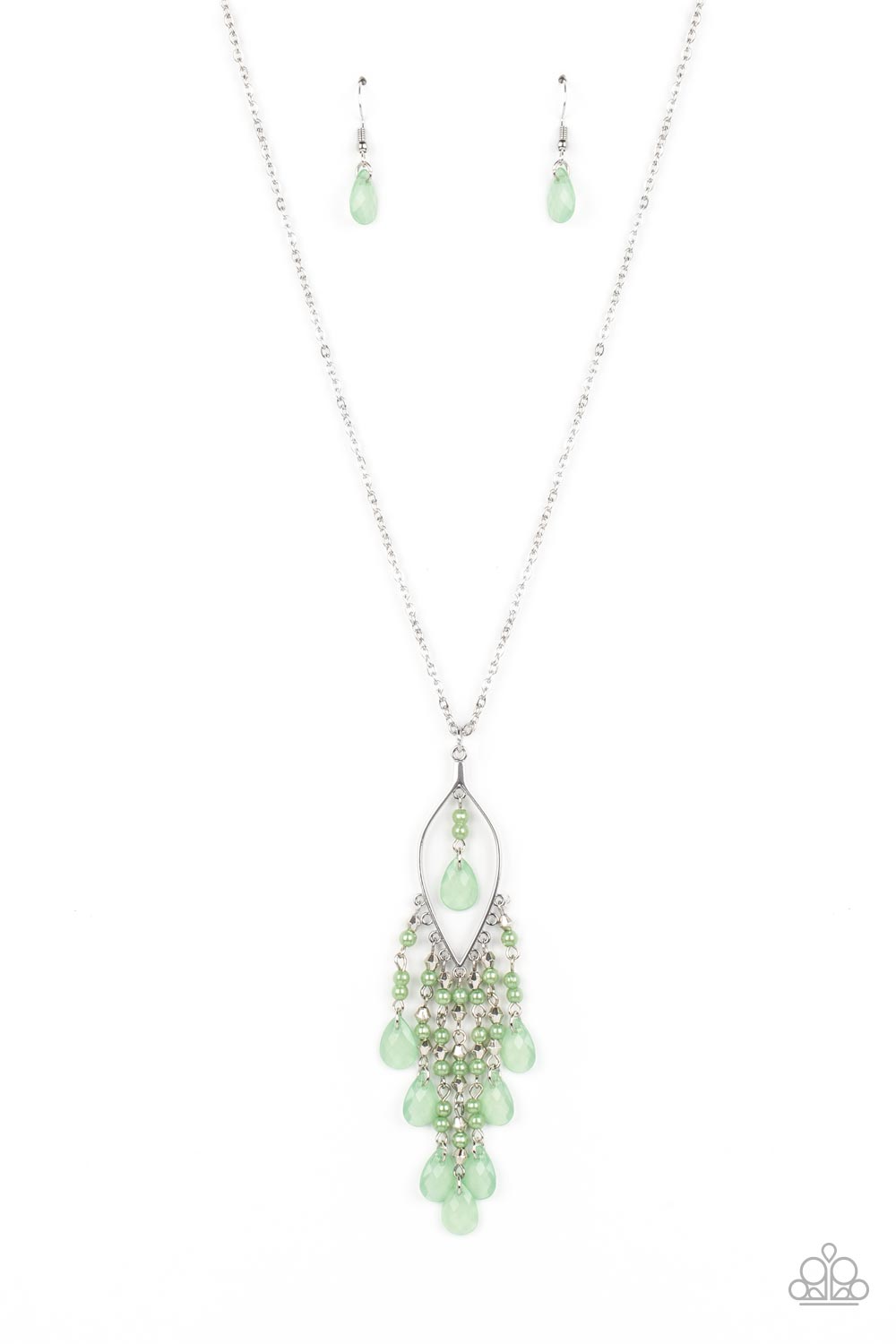 Sweet DREAMCATCHER - Green Necklace Earring Set